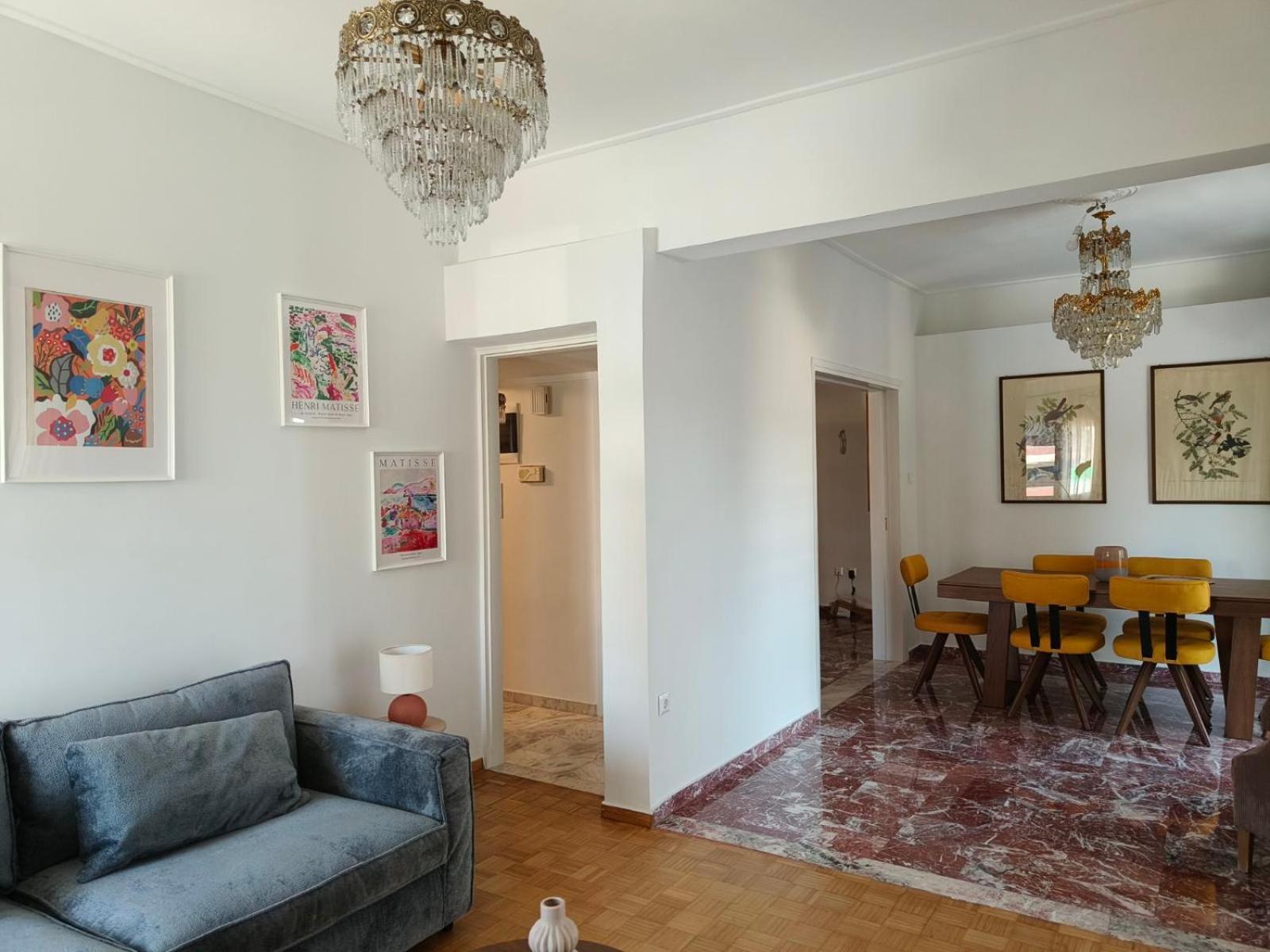 Stylish Artistic Flat With View, Three Min To Metro Lejlighed Athen Eksteriør billede
